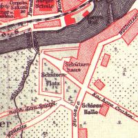 Stadtplan-Ausschnitt mit Sch&uuml;tzenhaus