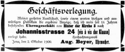Gesch&auml;ftsverlegung